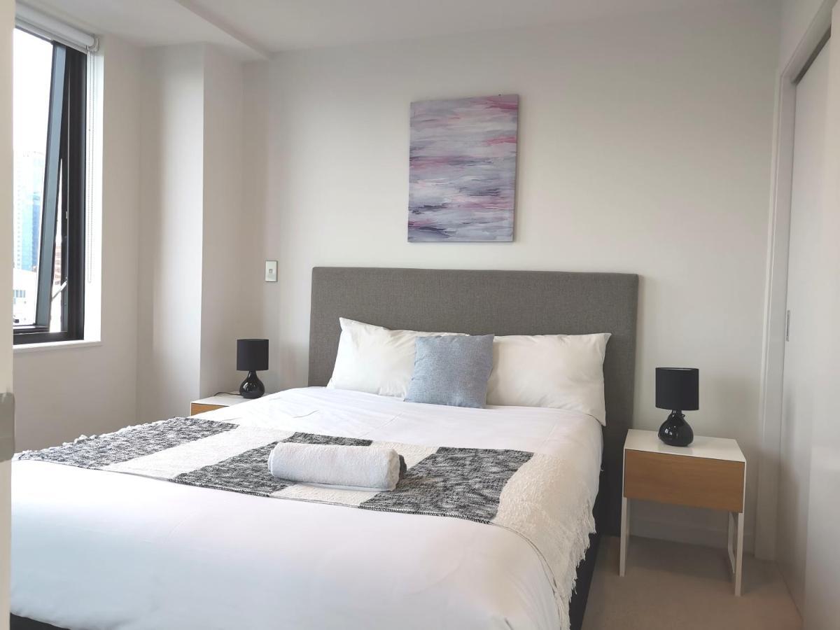 Modern 2 Bedroom Apartment 1 Minute To Skytower Auckland Eksteriør billede