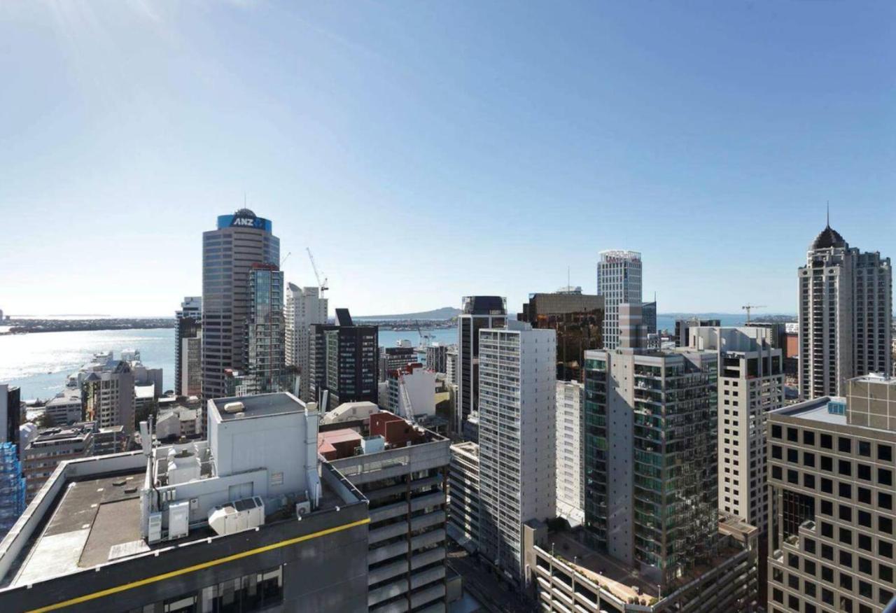 Modern 2 Bedroom Apartment 1 Minute To Skytower Auckland Eksteriør billede